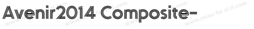 Avenir2014 Composite字体转换